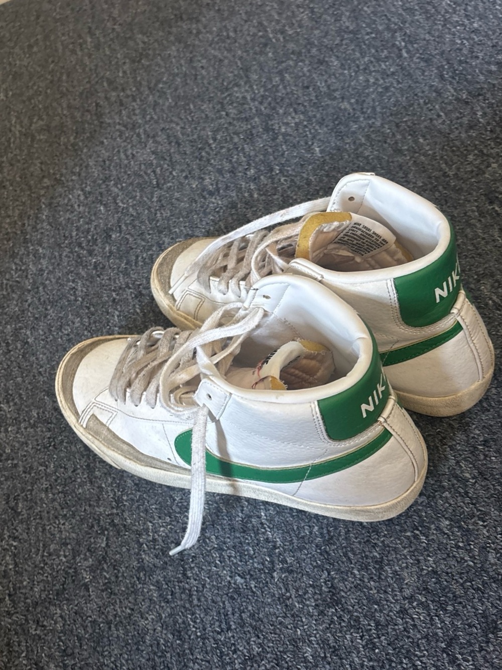 Green Nike Blazers